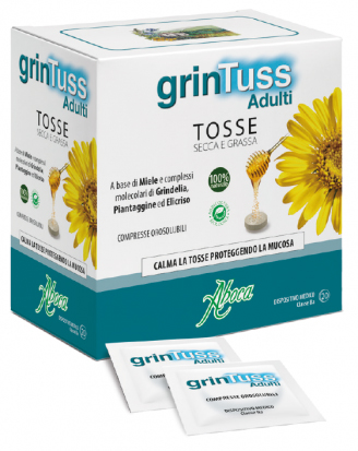 GRINTUSS ADULTI 20 COMPRESSE CON POLIRESIN 1,5 G - Farmacia Mastrangelo 