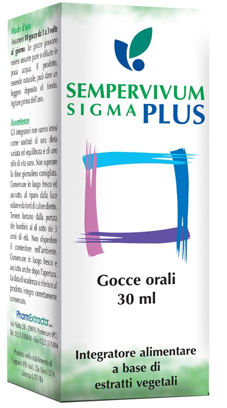 SEMPERVIVUM SIGMA PLUS 30 ML - Farmacia Mastrangelo 