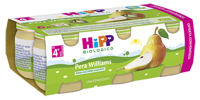 HIPP BIO OMOGENEIZZATO PERA WILLIAMS 6X80 G - Farmacia Mastrangelo 