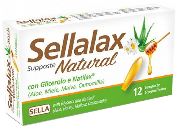 SELLALAX NATURAL MD 12 SUPPOSTE - Farmacia Mastrangelo 