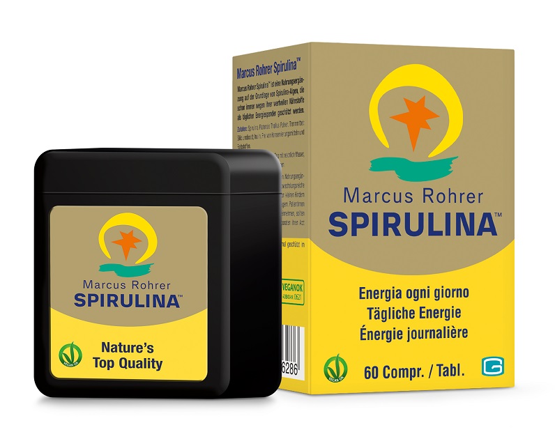 SPIRULINA MARCUS ROHRER TASCABILE 60 COMPRESSE - Farmacia Mastrangelo 