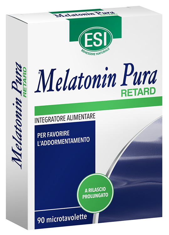 ESI MELATONIN PURA RETARD 90 MICROTAVOLETTE - Farmacia Mastrangelo 