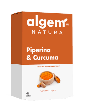 PIPERINA & CURCUMA 45 CAPSULE - Farmacia Mastrangelo 