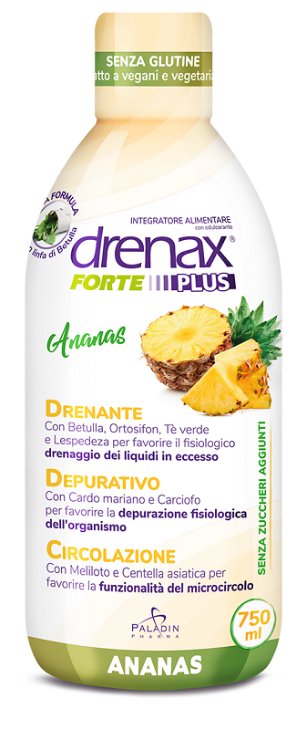 DRENAX FORTE PLUS ESOTICO CON ESTRATTO D'ANANAS 750 ML - Farmacia Mastrangelo 