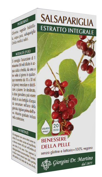 SALSAPARIGLIA ESTRATTO INTEGRALE 200 ML - Farmacia Mastrangelo 