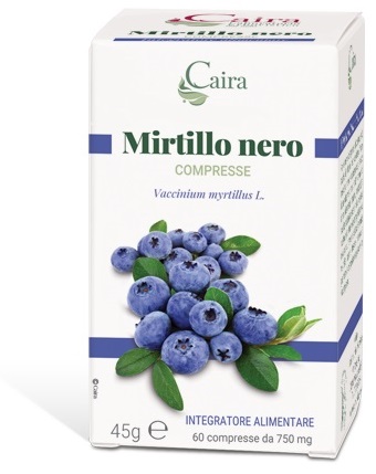 CAIRA MIRTILLO NERO 60 COMPRESSE - Farmacia Mastrangelo 