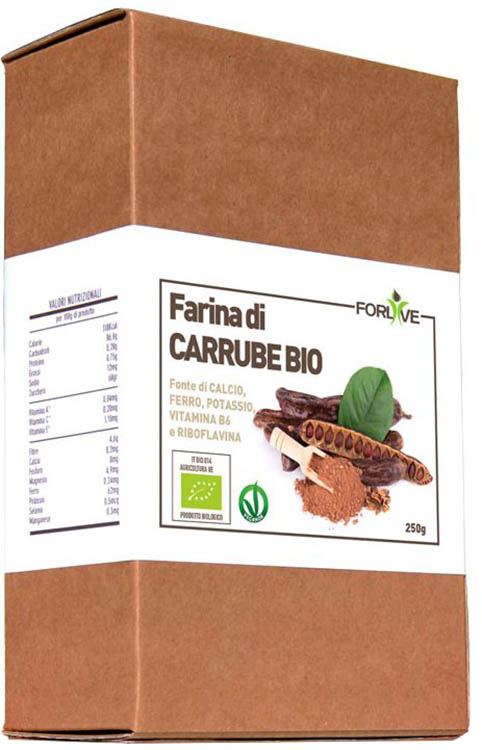 FARINA DI CARRUBE BIO 250 G - Farmacia Mastrangelo 