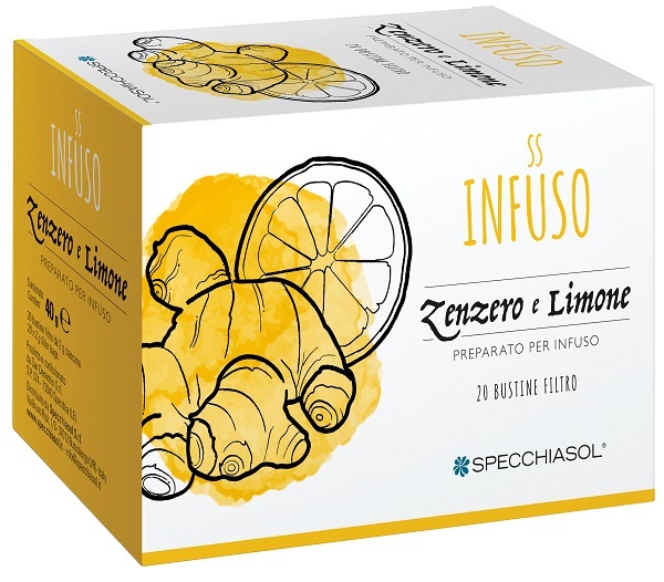 INFUSO TISANA ZENZERO + LIMONE 20 FILTRI - Farmacia Mastrangelo 