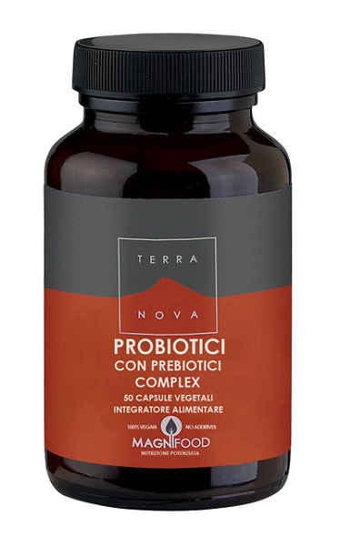 TERRANOVA PROBIOTICI CON PREBIOTICI COMPLEX 50 CAPSULE VEGETALI - Farmacia Mastrangelo 