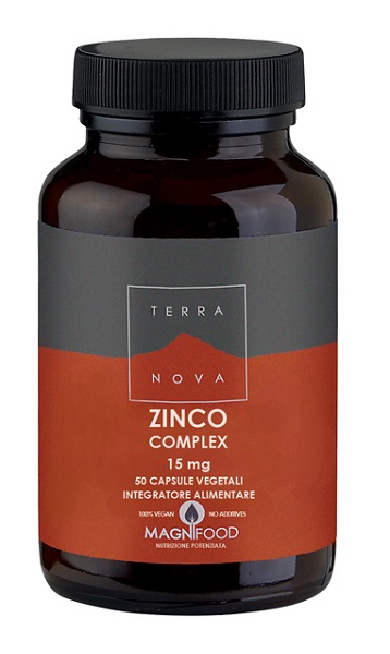 TERRANOVA COMPLESSO DI ZINCO 15 MG 50 CAPSULE - Farmacia Mastrangelo 