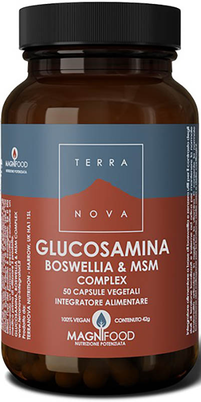 TERRANOVA COMPLESSO DI GLUCOSAMINA BOSWELLIA E MSM 50 CAPSULE - Farmacia Mastrangelo 