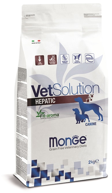 MONGE VET SOLUTION CANINE HEPATIC 2 KG - Farmacia Mastrangelo 