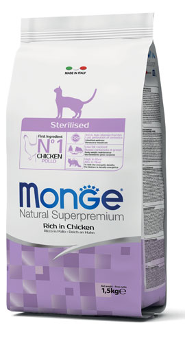 MONGE STERILISED NEW 1500 G - Farmacia Mastrangelo 