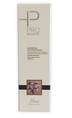 HINO NATURAL SKINCARE PRO BALANCE GENTLE NUTRA MILK DETERGENTE PELLI SECCHE E SENSIBILI 200 ML - Farmacia Mastrangelo 
