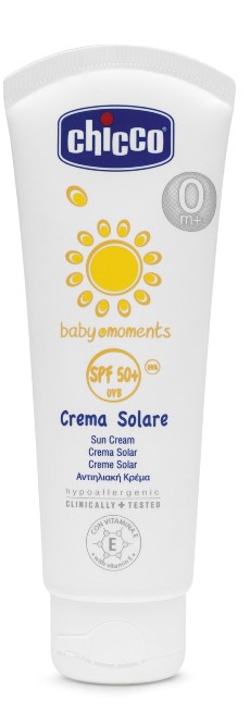 CHICCO CREMA SOLARE SPF 50+ TUBO 75 ML - Farmacia Mastrangelo 
