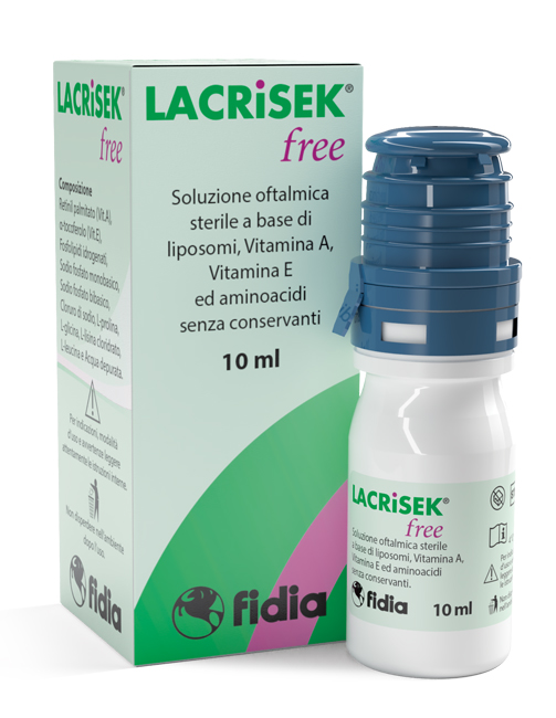 LACRISEK FREE SOLUZIONE OFTALMICA SENZA CONSERVANTI 10 ML - Farmacia Mastrangelo 