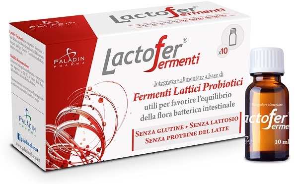 LACTOFER FERMENTI 10 FLACONCINI 10 ML - Farmacia Mastrangelo 