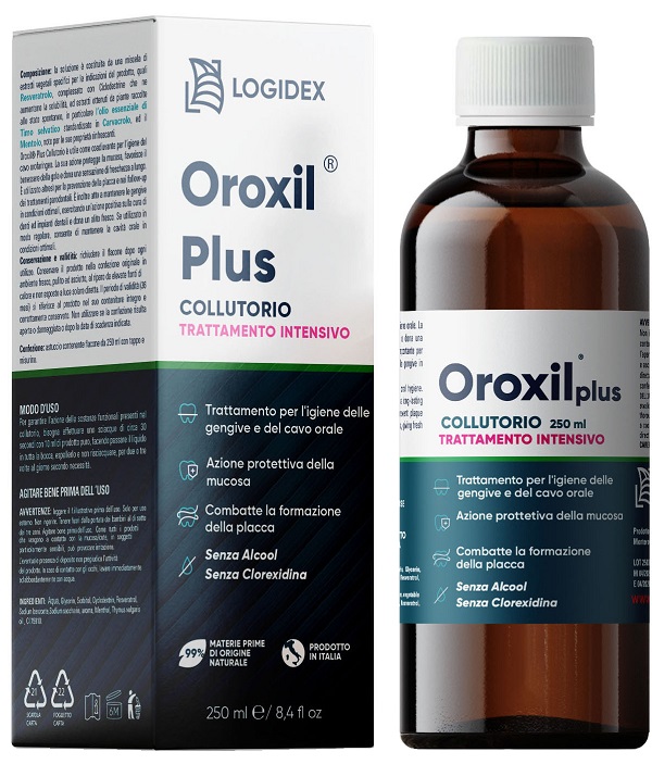 OROXIL PLUS COLLUTORIO TRATTAMENTO INTENSIVO 250 ML - Farmacia Mastrangelo 