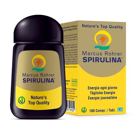 SPIRULINA MARCUS ROHRER RICARICA 180 COMPRESSE - Farmacia Mastrangelo 