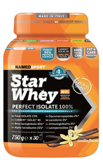 STAR WHEY ISOLATE VANILLA 750 G - Farmacia Mastrangelo 