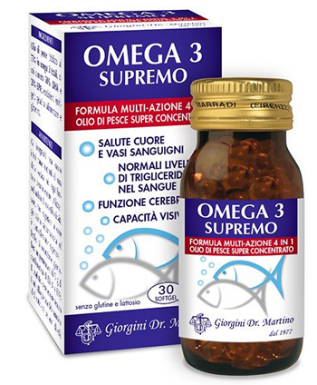 OMEGA 3 SUPREMO 30 SOFTGEL - Farmacia Mastrangelo 