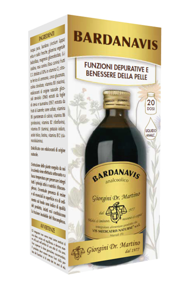 BARDANAVIS LIQUIDO ANALCOLICO 200 ML - Farmacia Mastrangelo 