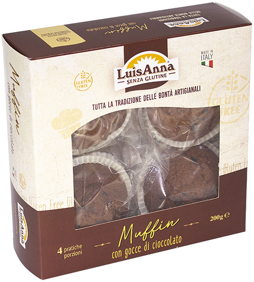 MUFFIN CIOCCOLATO 4 X 50 G - Farmacia Mastrangelo 