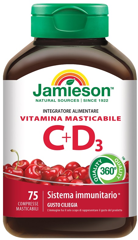 JAMIESON VITAMINA C 500 + D 75 COMPRESSE - Farmacia Mastrangelo 