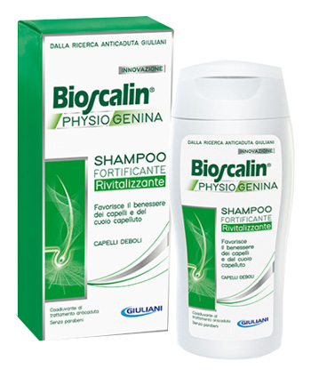 BIOSCALIN PHYSIOGENINA SHAMPOO FORTIFICANTE RIVITALIZZANTE 200 ML - Farmacia Mastrangelo 