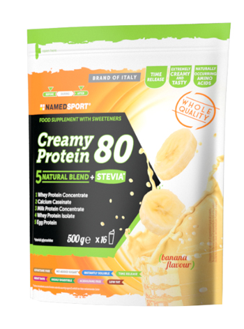 CREAMY PROTEIN 80 BANANA 500 G - Farmacia Mastrangelo 