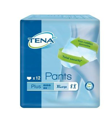 PANNOLONE PULL UP TENA PANTS PLUS TAGLIA EXTRA LARGE 12 PEZZI - Farmacia Mastrangelo 