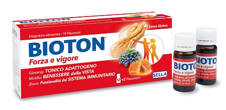 BIOTON GINSENG FORZA VIG 14 FLACONCINI - Farmacia Mastrangelo 