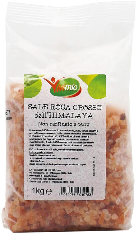 SALE ROSA DELL HIMALAYA GROSSO VIVIMIO 1000 G - Farmacia Mastrangelo 