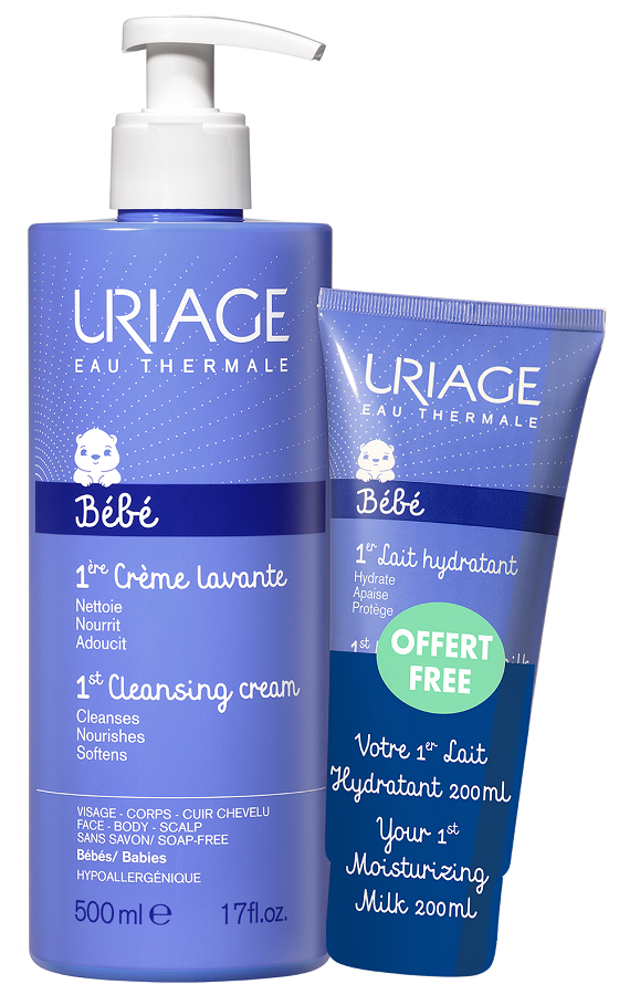 PREMIERE CREME LAVANTE 500 ML + LAIT HYDRATANT 200 ML PROMO - Farmacia Mastrangelo 