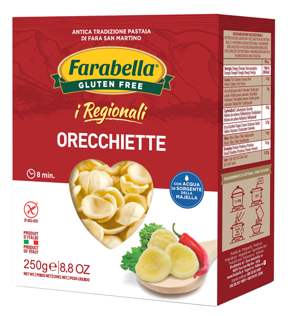FARABELLA ORECCHIETTE I REGIONALI PASTA FRESCA STABILIZZATA 250 G - Farmacia Mastrangelo 