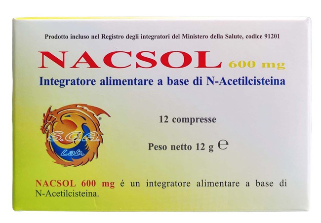 NACSOL 12 COMPRESSE - Farmacia Mastrangelo 