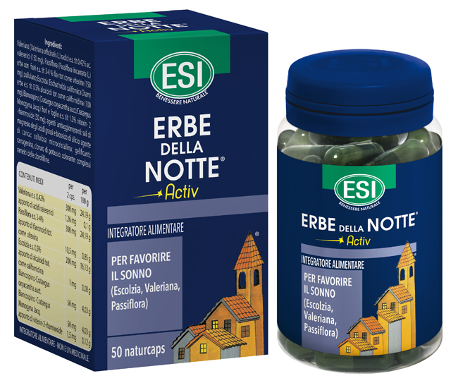 ESI ERBE DELLA NOTTE ACTIV 50 CAPSULE - Farmacia Mastrangelo 