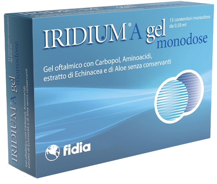 IRIDIUM A GEL OFTALMICO MONODOSE 15 CONTENITORI DA 0,50 ML - Farmacia Mastrangelo 
