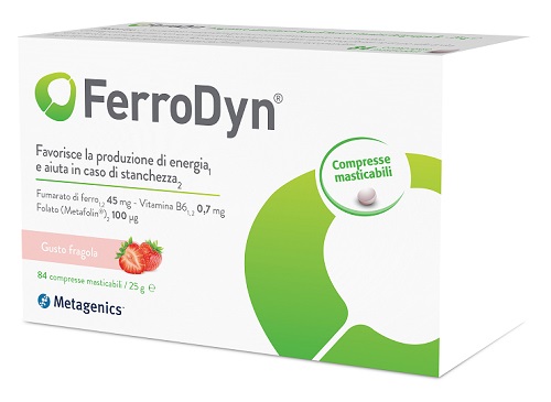 FERRODYN 84 COMPRESSE MASTICABILI - Farmacia Mastrangelo 