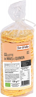 GALLETTE MAIS E QUINOA 120 G - Farmacia Mastrangelo 