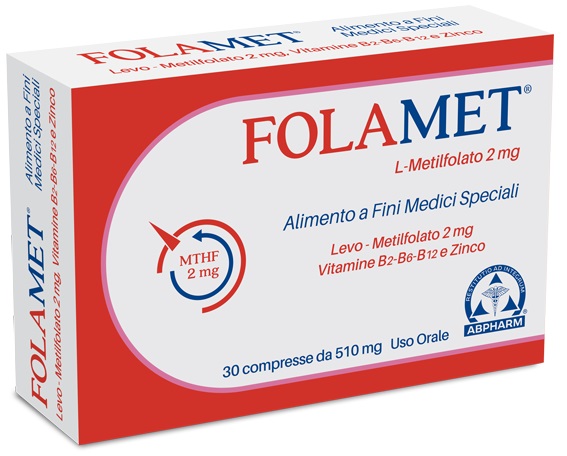 FOLAMET 30 COMPRESSE 500 MG - Farmacia Mastrangelo 