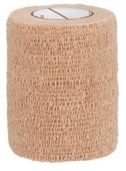 BENDA ELASTICA COMPRESSIVA AUTOADESIVA COBAN 7,5X200CM IN ESTENSIONE 7,5X450CM COLORE CARNE - Farmacia Mastrangelo 