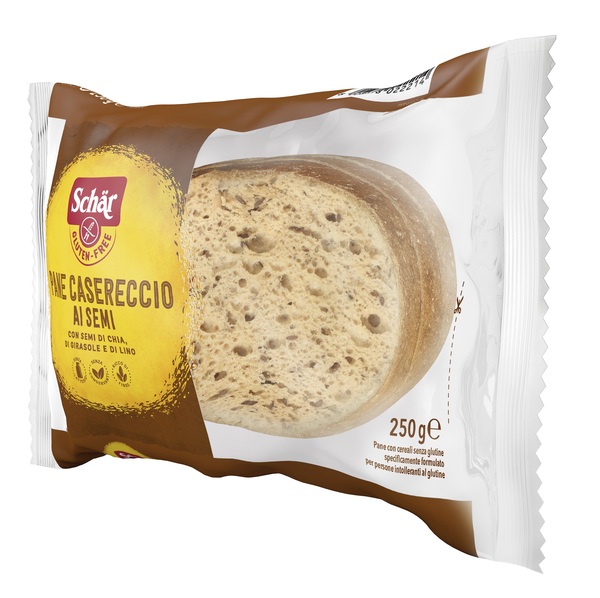 SCHAR PANE CASERECCIO AI SEMI SENZA LATTOSIO 250 G - Farmacia Mastrangelo 
