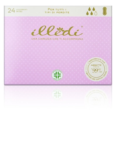 ILLEDI ASSORBENTI MINI IN TESSUTO NON TESSUTO PER INCONTINENZA 230 MM 24 PEZZI - Farmacia Mastrangelo 