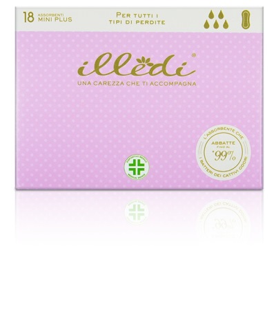 ILLEDI ASSORBENTI MINI PLUS 280 MM 18 PEZZI - Farmacia Mastrangelo 