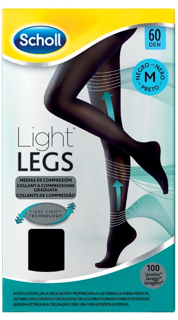 SCHOLL LIGHTLEGS 60 DENARI TAGLIA M COLORE NERO 1 PAIO - Farmacia Mastrangelo 