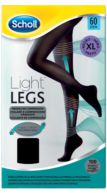 SCHOLL LIGHTLEGS 60 DENARI TAGLIA XL COLORE NERO 1 PAIO - Farmacia Mastrangelo 