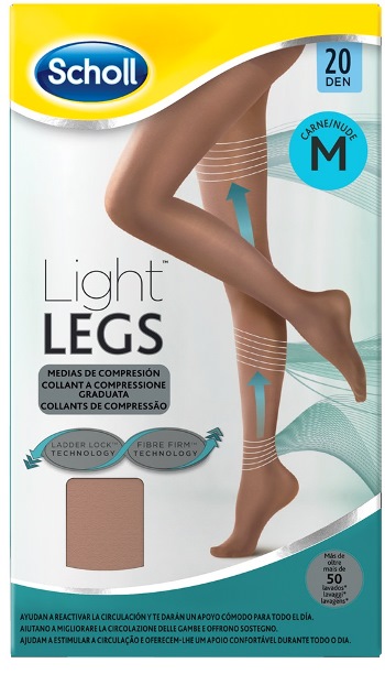 SCHOLL LIGHTLEGS 20 DENARI TAGLIA M COLORE NUDE 1 PAIO - Farmacia Mastrangelo 