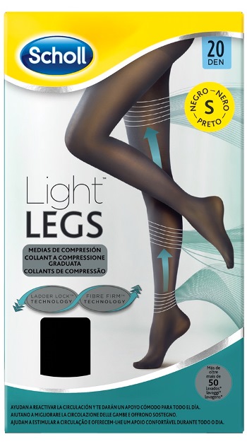SCHOLL LIGHTLEGS 20 DENARI TAGLIA S COLORE NERO 1 PAIO - Farmacia Mastrangelo 