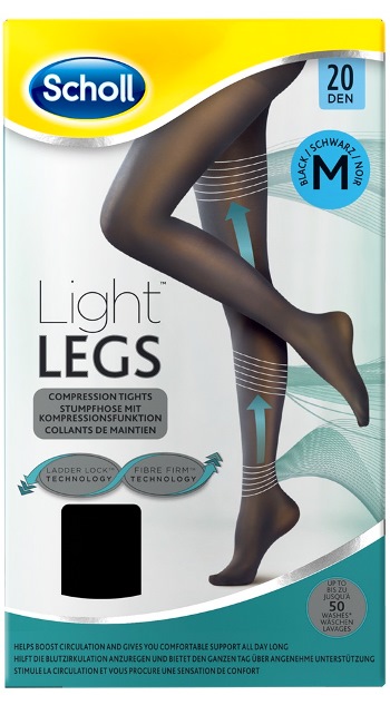SCHOLL LIGHTLEGS 20 DENARI TAGLIA M COLORE NERO 1 PAIO - Farmacia Mastrangelo 